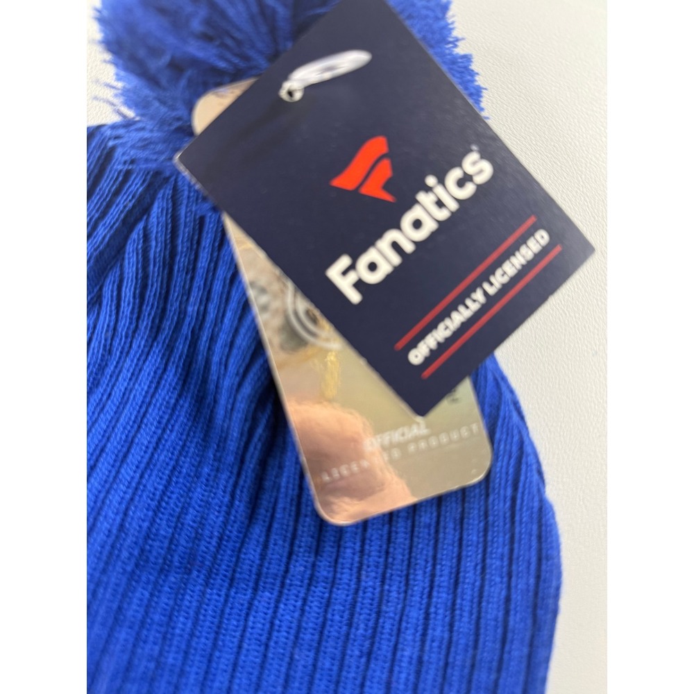 Fanatics NY Islanders Knit Pom Beanie Hat Officially Licensed NHL Unisex NEW - Picture 3 of 4